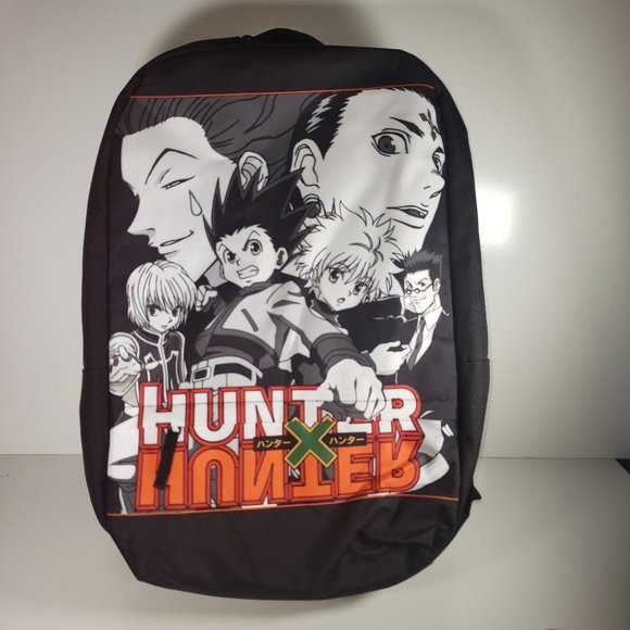 Hunter X Hunter Spencers Exclusive Backpack Character Front w/ Front Pocket NWT - Picture 1 of 7
